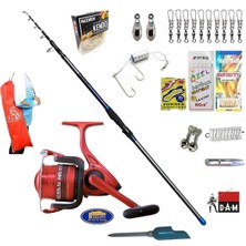 Dam Xt1 Tele 360cm 3.00lbs Lineaeffe Ocean Master 50 Profesyonel Kıyı Olta Takımı Seti