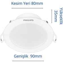 Philips Eridani DL190B 3.5W 80MM Delik Çapı 230LÜMEN