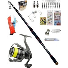 Dam Quick Dynabraid 4 4000S FD 270cm 14-42gr Oslo Master Kıyı Tele Spin Olta Takımı Seti