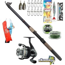 Okuma Revenger Rv-40 Remixon Sapphire 270CM 10-40GR Tele Spin Olta Takımı Seti