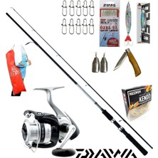 Oslo Daiwa Strikeforce 4000B Daiwa Sweepfire 210cm 10-30gr Spin Olta Takımı Seti