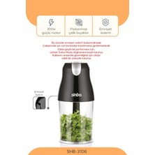 Özbience Pratik 4 Bıçaklı 1500 ml Doğrayıcı, 300W Güçlü Mutfak Aleti