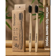 Sensidax Doğal Bambu Diş Fırçası -1+1 Adet- Orta Sert(Medium)