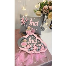 PremiumPort Renkli Bebek Kapı Süsü, Yumuşak Yastık ve LED Işık Detayları