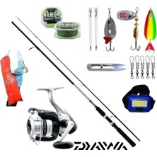 Strikeforce 2500B Daiwa Sweepfire 210CM 10-30GR Turna Spin Olta Takımı Seti