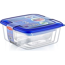 Sh Ticaret 3'lü Kare Saklama Kabı Seti