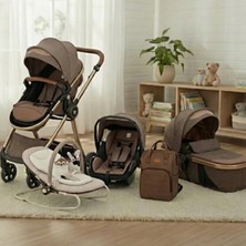 4’ü 1 Arada Travel Sistem Bebek Arabası – Ana Kucağı, Salıncak ve Bakım Çantalı