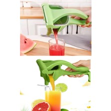 Die Grup Manuel Plastik Meyve Portakal Karpuz Limon Sıkacağı Kollu Sebze Suyu Sıkma Limonata Aparatı Ale