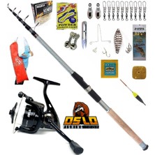 Oslo Elegance 6000 300cm 60-120gr Remixon Carbo-x Profesyonel Sazan Kıyı Olta Takımı Seti