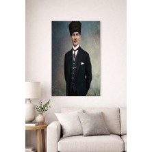 Arvion Mustafa Kemal Atatürk – Kararlı Lider Cam Tablo