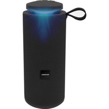 PremiumPort LED Işıklı Kablosuz Bluetooth Hoparlör Siyah, Taşınabilir Ses Cihazı