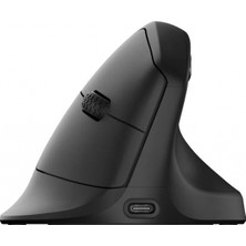 İlkatech Ergonomik Dikey Mouse, Kablosuz Bluetooth ve 2.4GHz Bağlantı, Şarjlı 1600 DPI