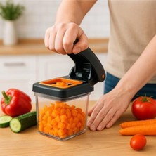 Özbience Çok Fonksiyonlu Sebze Meyve Doğrayıcı ve Rende, Büyük Hazneli, Pratik