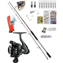 Okuma Acuador ACU-3000A Remixon Double Black 270cm 20-40gr Kıyı Spin Olta Takımı Seti