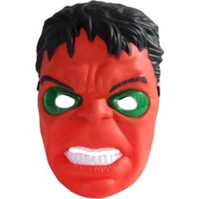 PremiumPort Işıklı Kırmızı Hulk Maske, Partiler ve Temalı Kostümler Için Mükemmel Seçim
