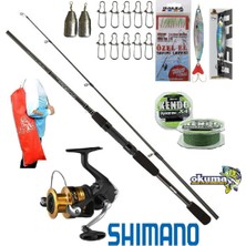 Okuma Wave Power 274cm Shimano Fx 3000 Spin Olta Takımı Seti