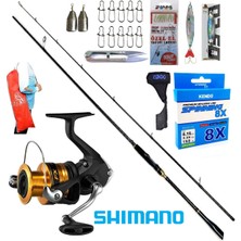 Oslo Shimano Fx 3000 274cm 8-42gr Zen Pro Karbon Spin Olta Takımı Seti