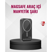 Machnera Magsafe Araç Telefon Tutucu 15W Hızlı Şarj Type-C Girişli