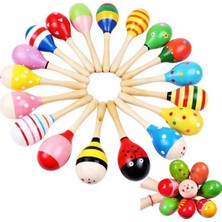 Esranın Dünyası Ieg™ Renkli Ahşap Marakas RSPRP34-ESRDNS