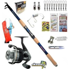 Okuma Revenger Rv-40 Piranha Ultimate 270cm 50-100gr Kıyı Spin Olta Takımı Seti