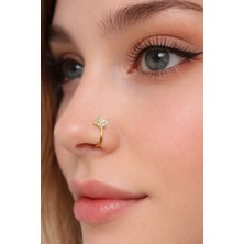 Sacce Scarves & Accessories Mini Kutup Yıldızı Sıkıştırmalı Hızma Gold Mini Kutup Yıldızı Sıkıştırmalı Kıkırdak Küpesi