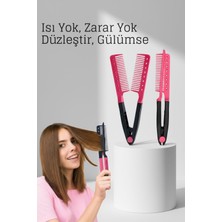Allians Pratik ve Taşınabilir Manuel V Tipi Keratin Saç Düzleştirici, Isısız Tasarım