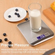 Özbience Dijital Mutfak Terazisi 5 kg Paslanmaz Çelik, Hassas ve Dayanıklı