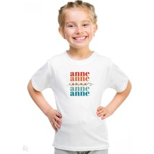 Unisex Çocuk Baskılı T-Shirt - Beyaz