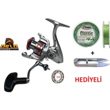 Oslo Prime 3000 Vidalı Kol İp Misina Sarılı Spin Olta Makinası