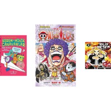 İş Bankası Kültür Yayınları Kerem ile Minik Canavarlar - Canavarlar Uçuyor + 2 Kitap Daha (Set)