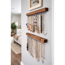 Mavi Trend 42 Kanca 2 Adet Düzenleyicileri, Duvara Monte Raf Takı Tutucu Kolye, Küpe, Yüzük Bilezikler