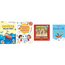 İş Bankası Kültür Yayınları Denizde Neler Var?: Boyama Kitaplarım 4-5 Yaş + 3 Kitap (Set)