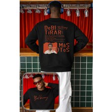 Fuddy Moda Unisex Oversize Orange Dtmf Bad Bunny Sırt Baskılı Bisiklet Yaka Kapüşonsuz Sweatshirt