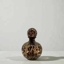 Qua Home Cien Cam Vazo Leopar Detaylı 22X22X30 cm