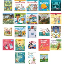 İş Bankası Kültür Yayınları 555 Eğlenceli Çıkartma - Araçlar + 22 Kitap (Set)