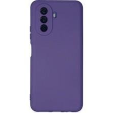 Ismiyl  Huawei Nova Y70 Kılıf Nano Içi Kadife Silikon - Mor 255669