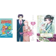 İş Bankası Kültür Yayınları Kerem ile Minik Canavarlar - Canavarlar Havuzda + 2 Kitap Daha (Set)