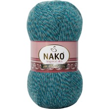 Ne Verelim Size 1 Adet Angora Lüks El Örgü Ipi Petrol Muline 21357