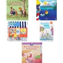 İş Bankası Kültür Yayınları Açgözlü Aslan ile Şefkatli Fare + 4 Kitap (Set)