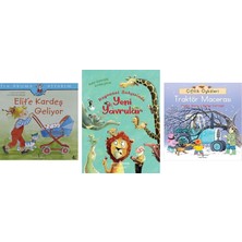 İş Bankası Kültür Yayınları Elif’e Kardeş Geliyor: Ilk Okuma Kitabım + 2 Kitap (Set)