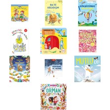 İş Bankası Kültür Yayınları Elif Pizza Yapıyor: Ilk Okuma Kitabım + 9 Kitap (Set)