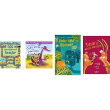 İş Bankası Kültür Yayınları 555 Eğlenceli Çıkartma - Araçlar + 3 Kitap (Set)