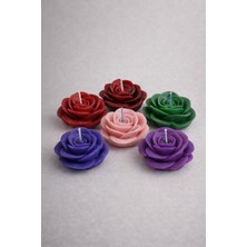 Lumus Candle Renkli Güller 6’lı