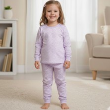 Bebolly Uzun Kollu Mevsimlik Pamuklu Çocuk Pijama Takımı Baskı Desenli