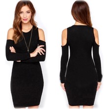 MTM My The Mall Giyim  DB101184 Omuz Açık Tarz Elbise