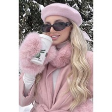 Bahels Pembe Fransız Ressam Keçe Bere