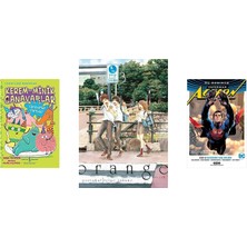 İş Bankası Kültür Yayınları Kerem ile Minik Canavarlar - Canavarlar Partide! + 2 Kitap Daha (Set)