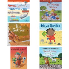 İş Bankası Kültür Yayınları Dünyayı Öğreniyorum - Uçak Tren ve Gemi + 5 Kitap (Set)
