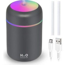 PremiumPort USB LED Işıklı H2O Mini Hava Nemlendirici ve Aromaterapi Difüzörü