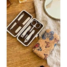 Sufi Tesbih Esans Ve Hediyelik Rofesyonel Tırnak Makası ve Bakım Seti - Seyahat Boyu-Özel Tasarım Kelebekli Manikür Se